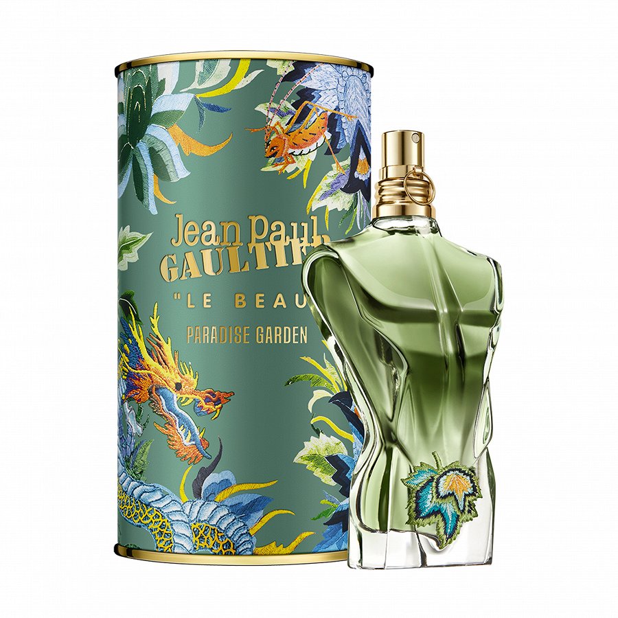 Jean Paul Gaultier Le Beau Paradise Garden Apă de Parfum, Arome Lemnos-Marine Tropicale