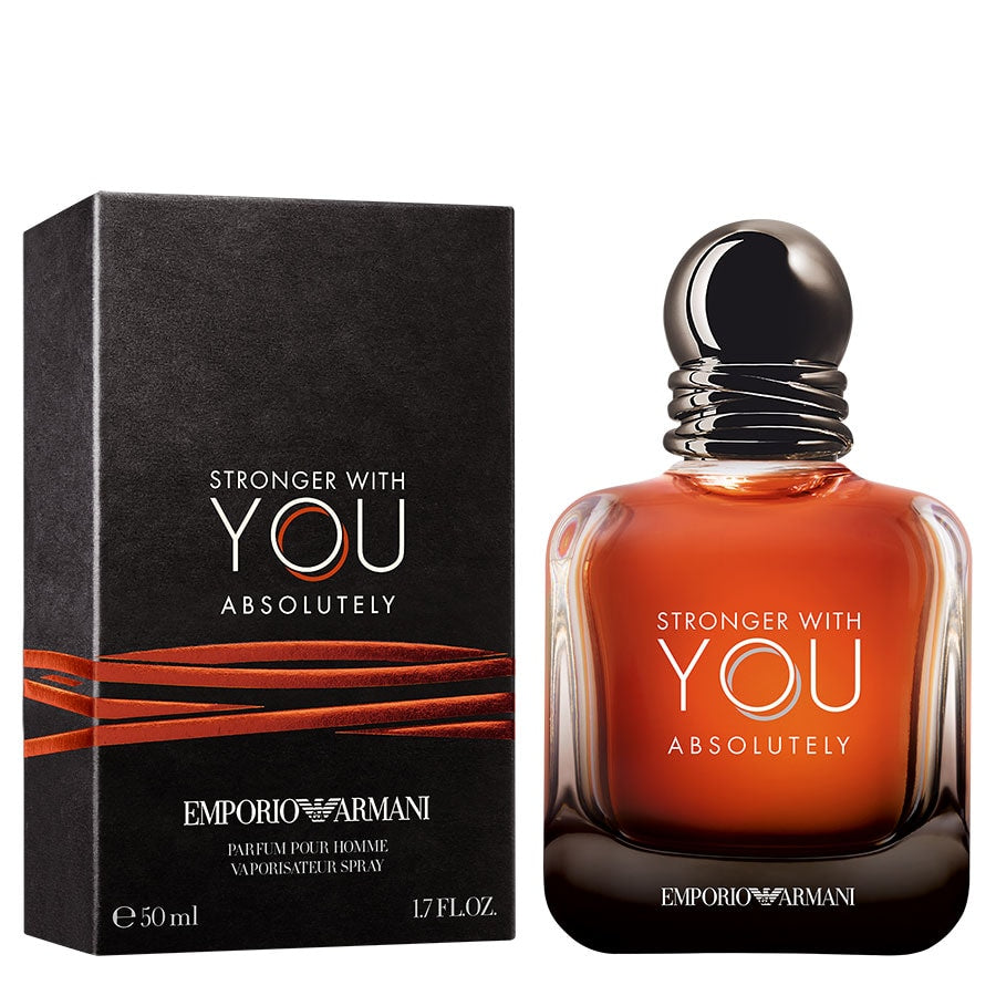 Armani Stronger With You Absolutely: Parfum Bărbătesc Lemnos Condimentat, Rom, Vanilie, Lavandă