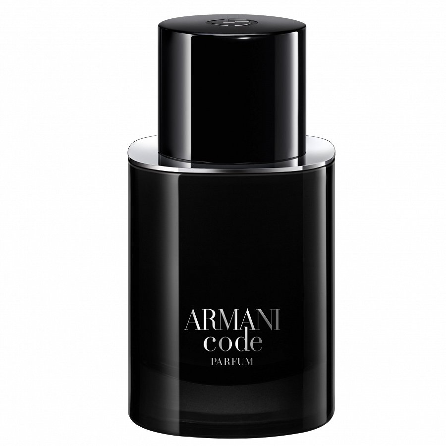Armani Code Le Parfum Reîncărcabil: Eleganță Masculină Lemnoasă Aromatică cu Note de Iris