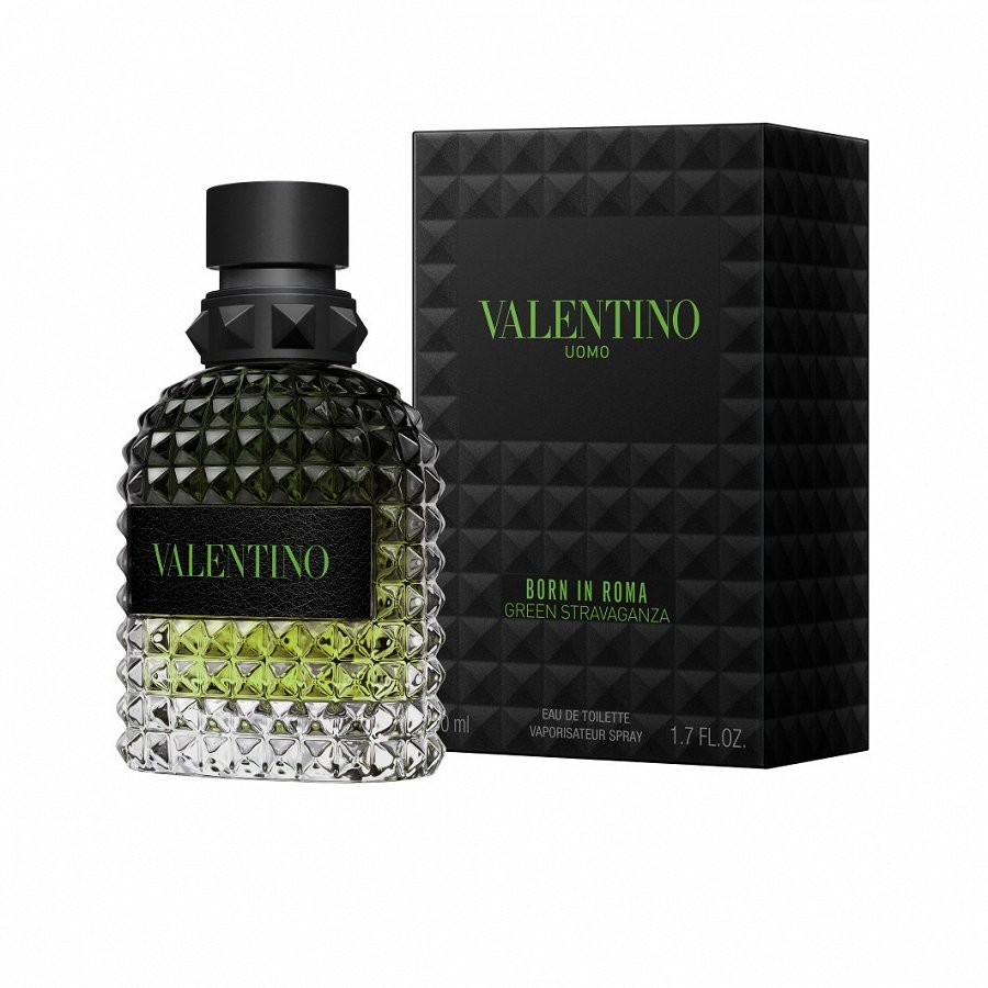 Valentino Born in Roma Green Stravaganza Uomo: Apă de Toaletă Masculină Proaspătă și Aromatică