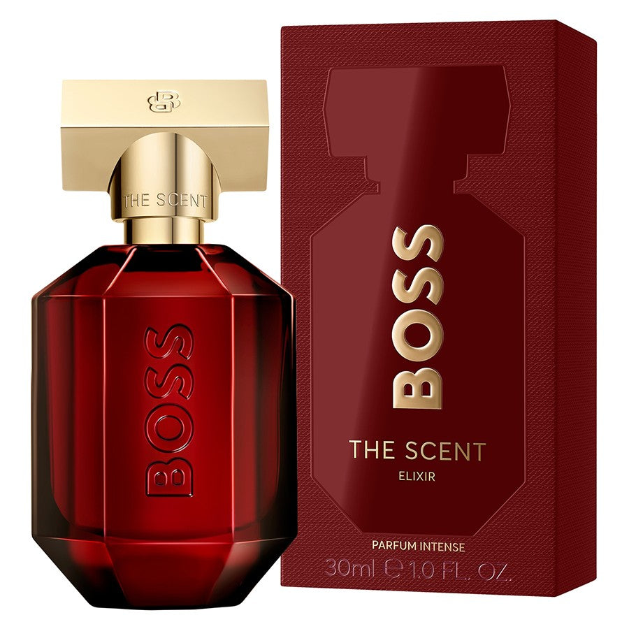 BOSS The Scent Elixir Intens pentru Ea: Parfum Lemnos Ambrat Captivant