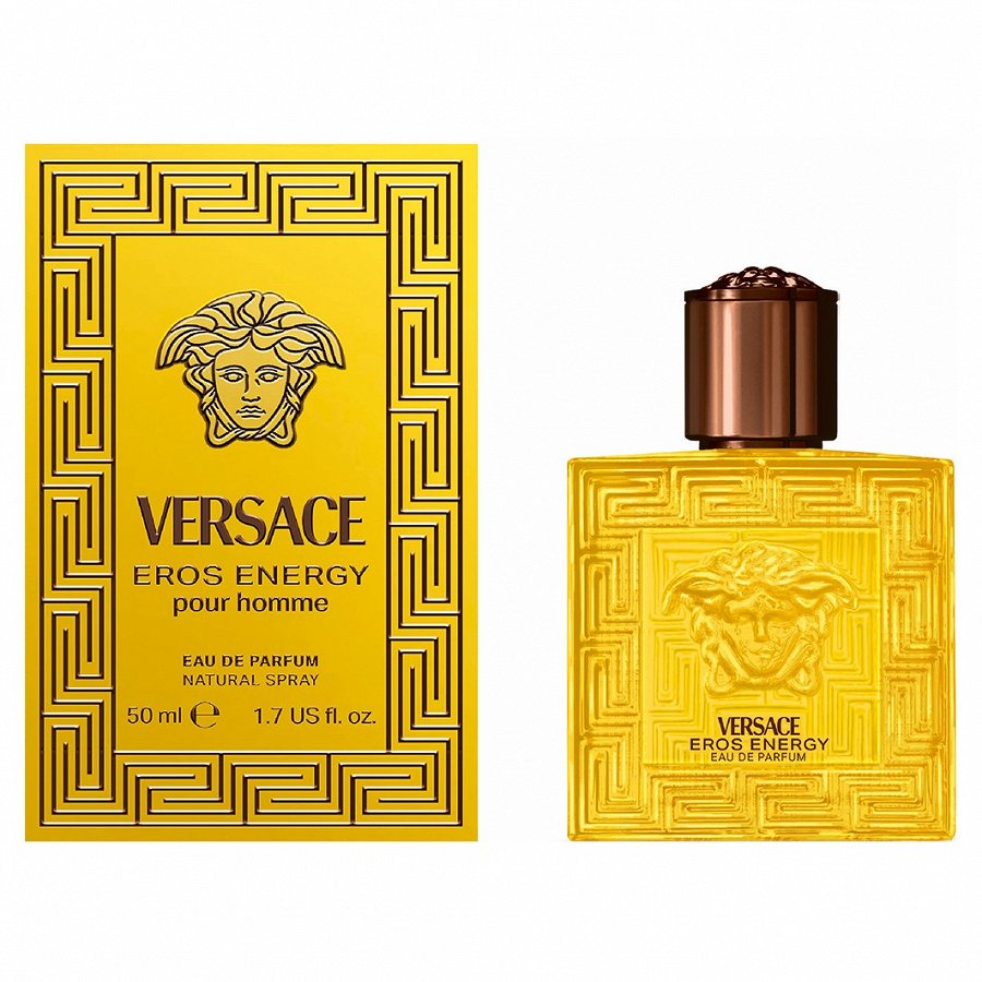 Versace Eros Energy Parfum Bărbați, Apă de Parfum Vibrantă, Citric Lemnos, Prospețime Durabilă