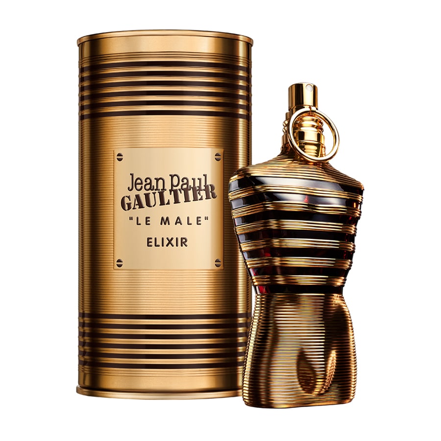Jean Paul Gaultier Le Male Elixir: Intense Amber Woody Men's Fragrance